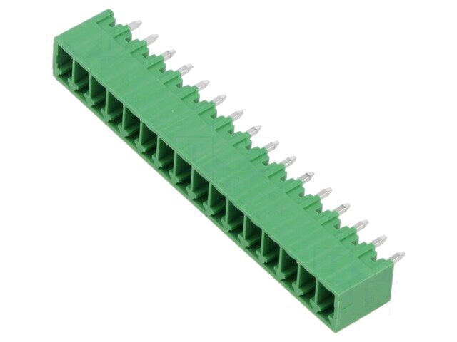 Connector: ontkoppelbare terminal strip; contact; mannelijk Connector: ontkoppelbare terminal strip; contact; mannelijk